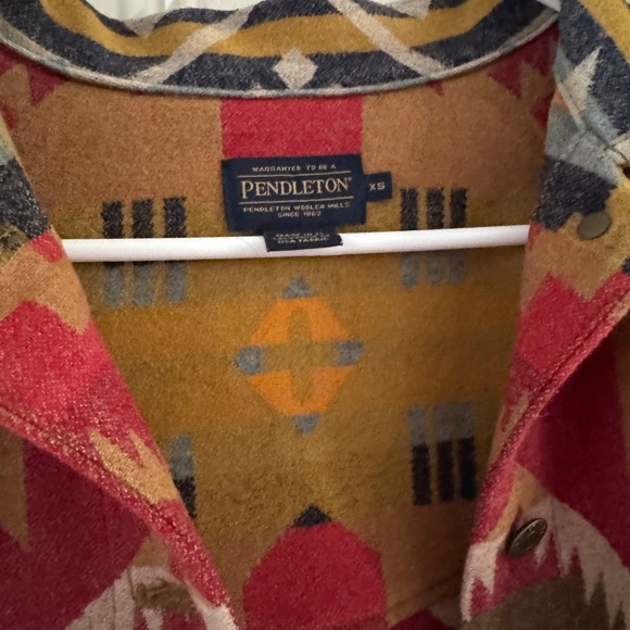 Pendleton Womens Multi-Color Patterned Wool Jacket - Picture 5 of 6